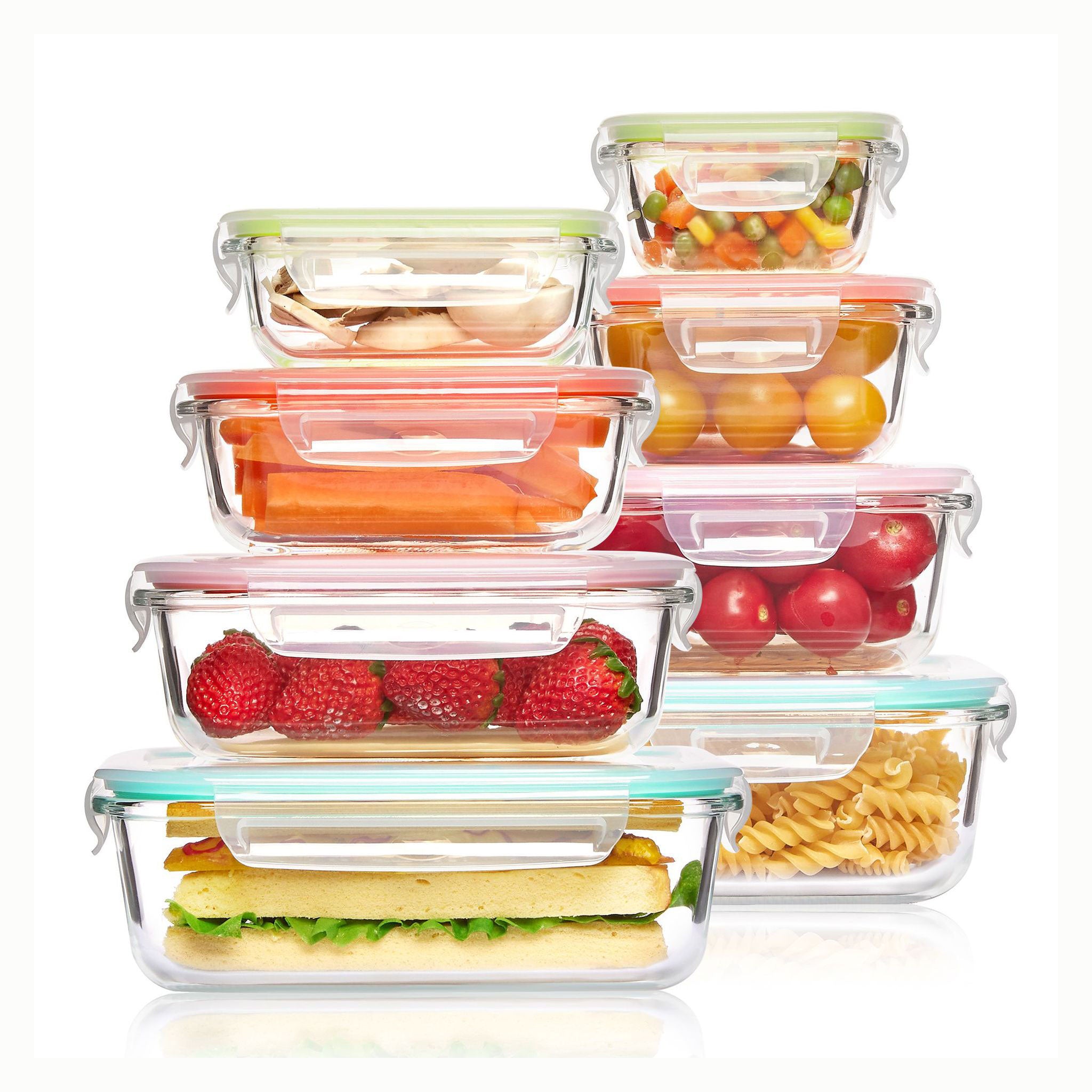 Honglaitai Microwave-Safe Glass Lunch Box