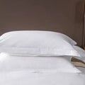 Hotel Four-piece Bed And Lodging Supplies 60 Cotton White Satin Quilt Cover Sheets Hotel Linen wiktra