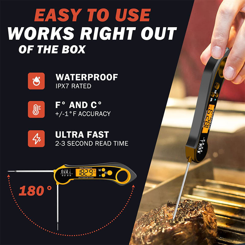 Instant-Read Folding Food Thermometer
