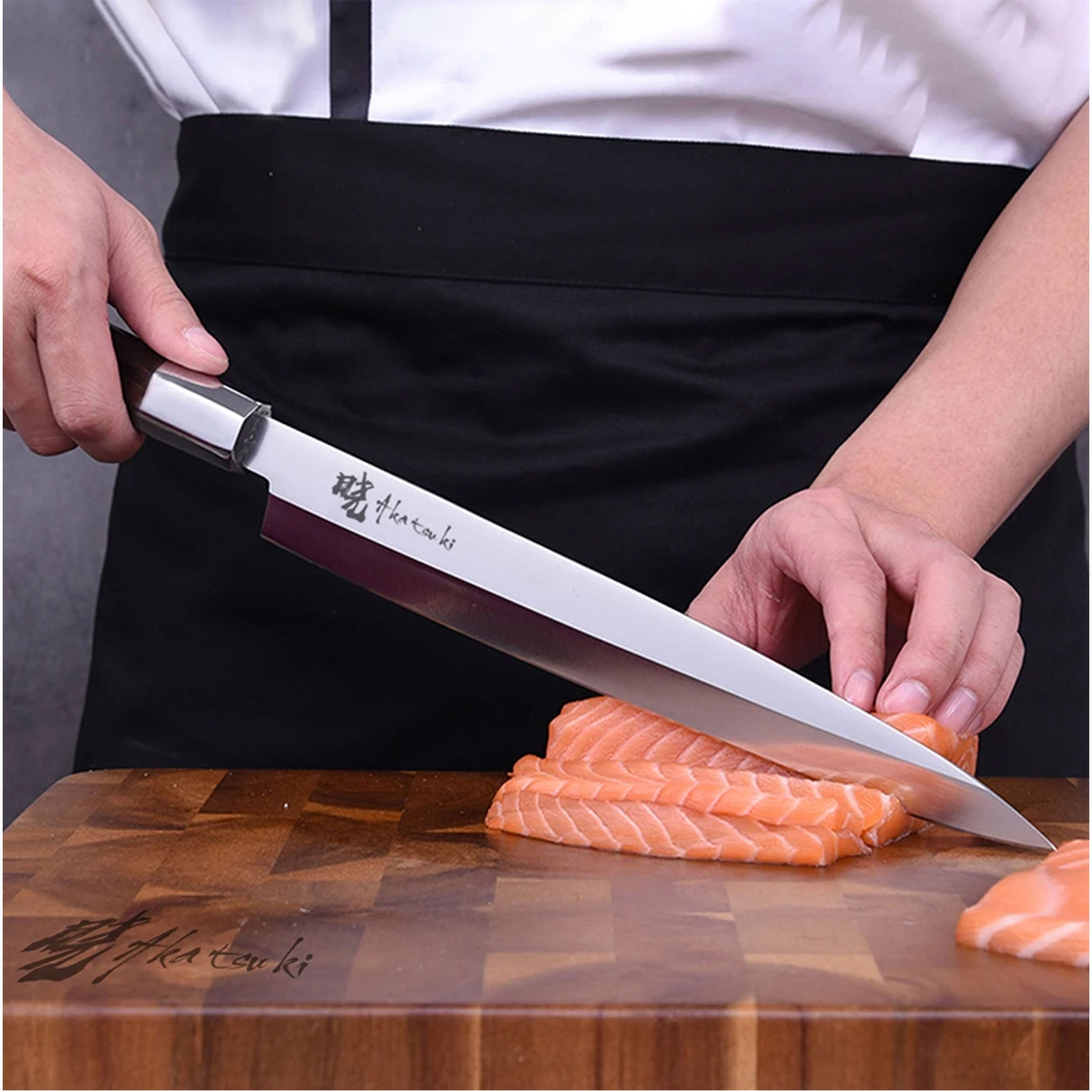 "Japanese Sashimi Sushi Knife with Box – High Carbon Steel"