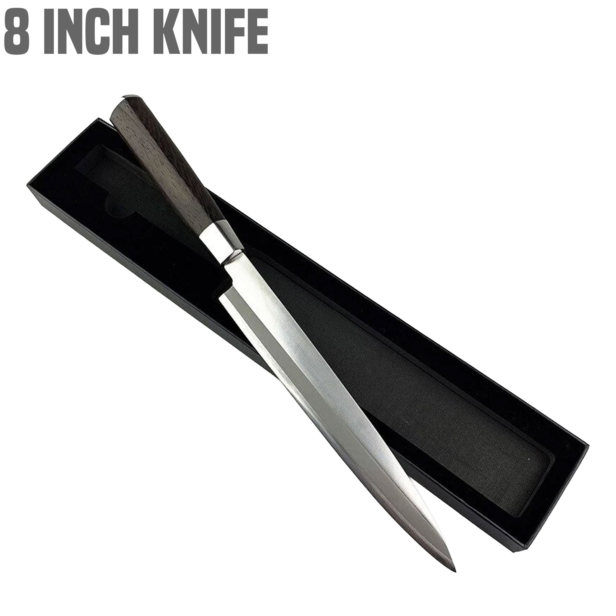 "Japanese Sashimi Sushi Knife with Box – High Carbon Steel"