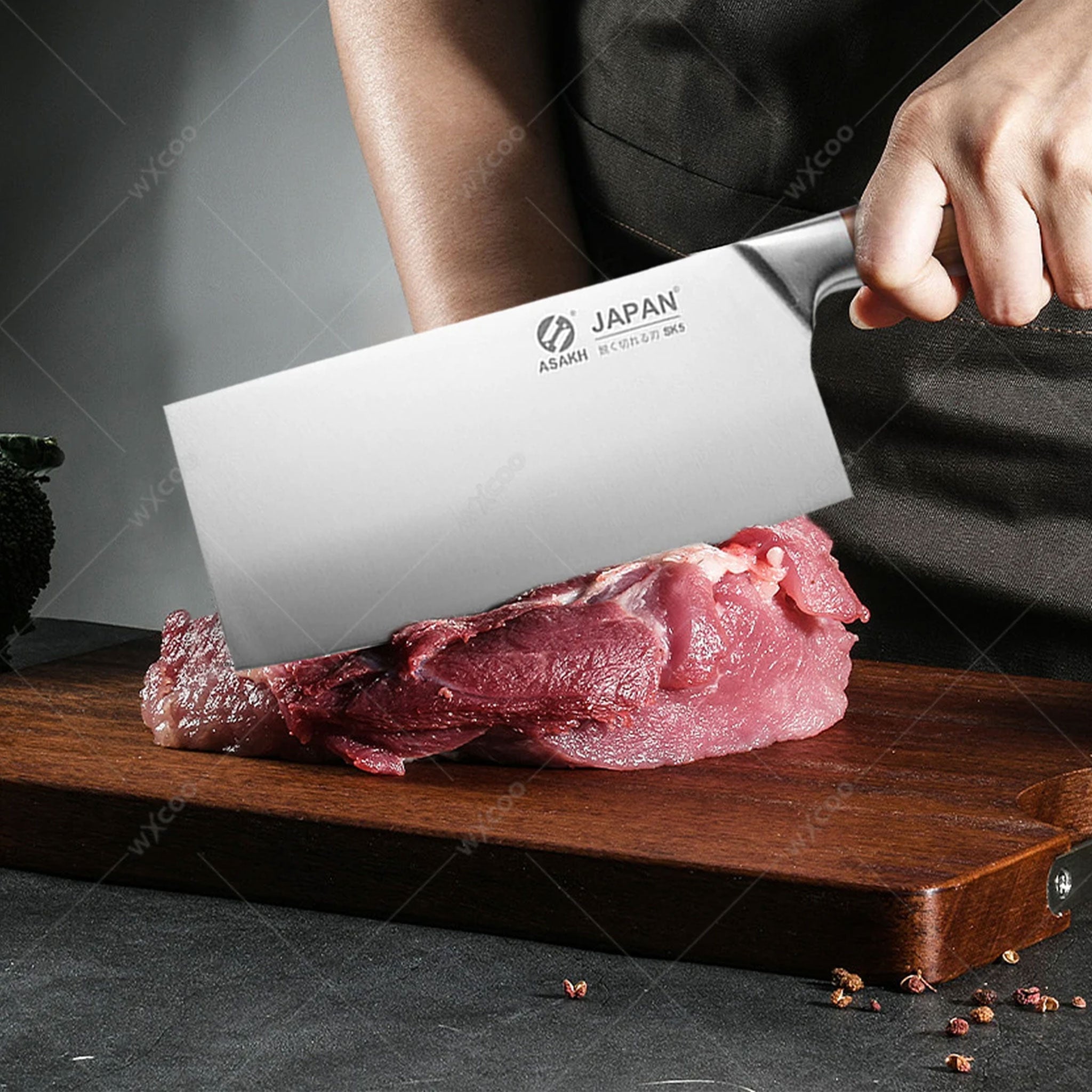 Japanese Stainless Steel Chef & Butcher Knife with Gift Box