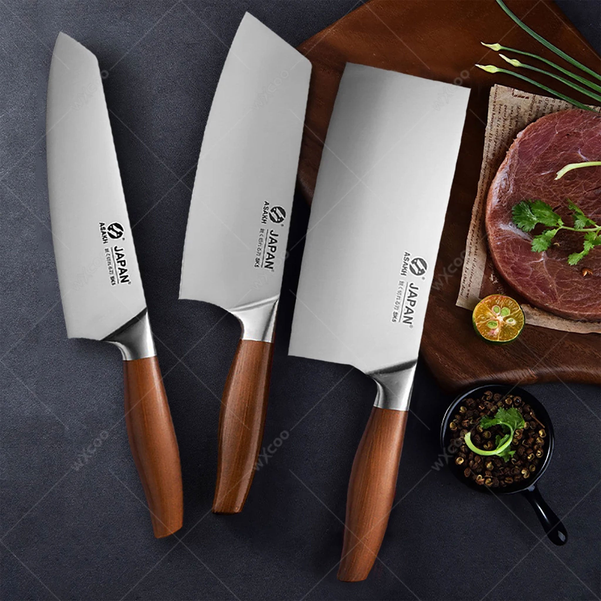 Japanese Stainless Steel Chef & Butcher Knife with Gift Box