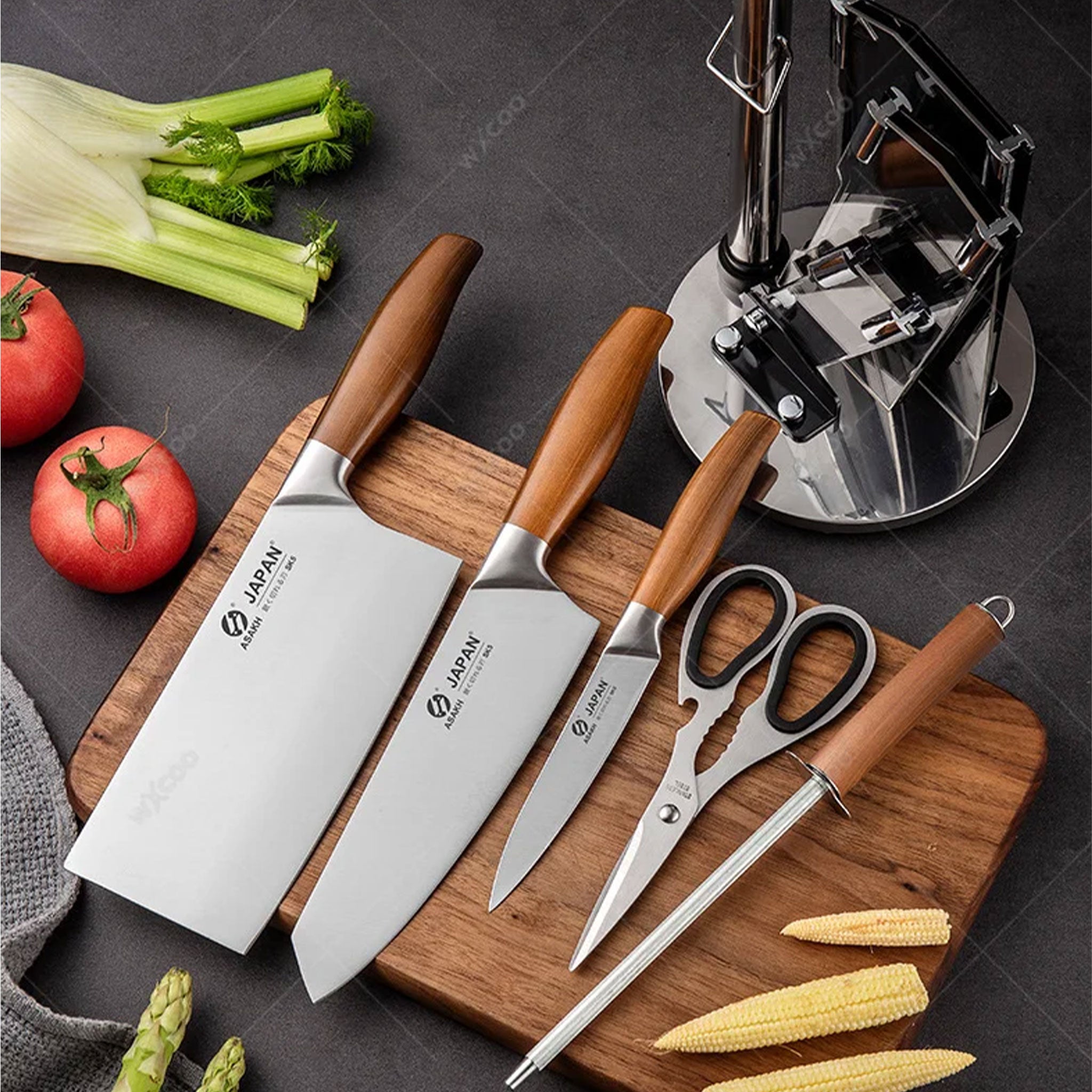 Japanese Stainless Steel Chef & Butcher Knife with Gift Box