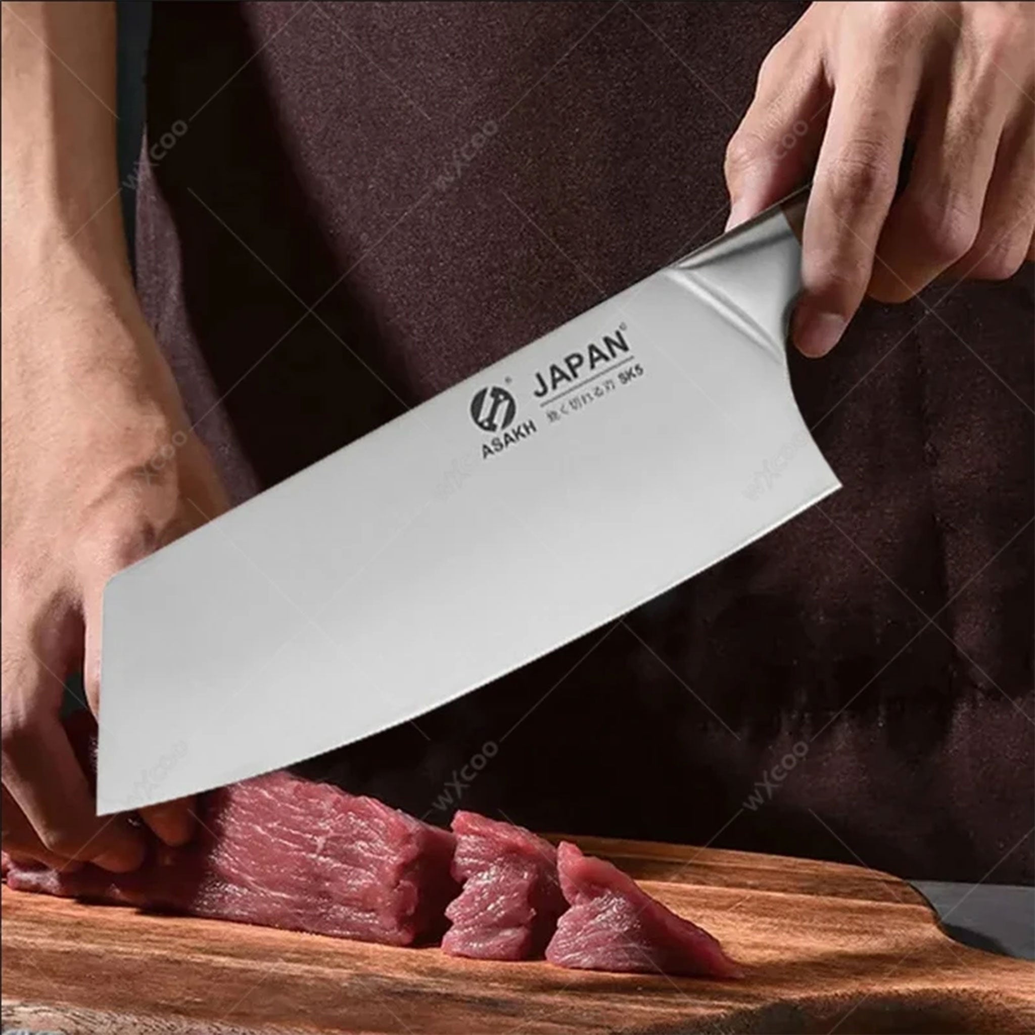 Japanese Stainless Steel Chef & Butcher Knife with Gift Box