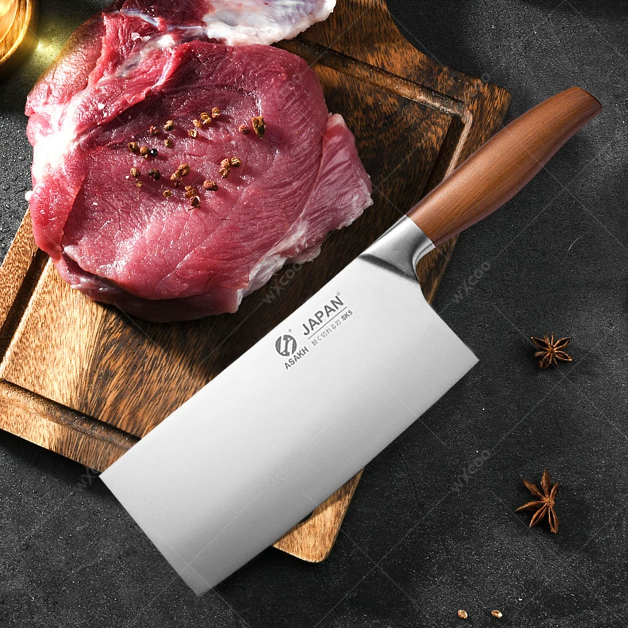 Japanese Stainless Steel Chef & Butcher Knife with Gift Box