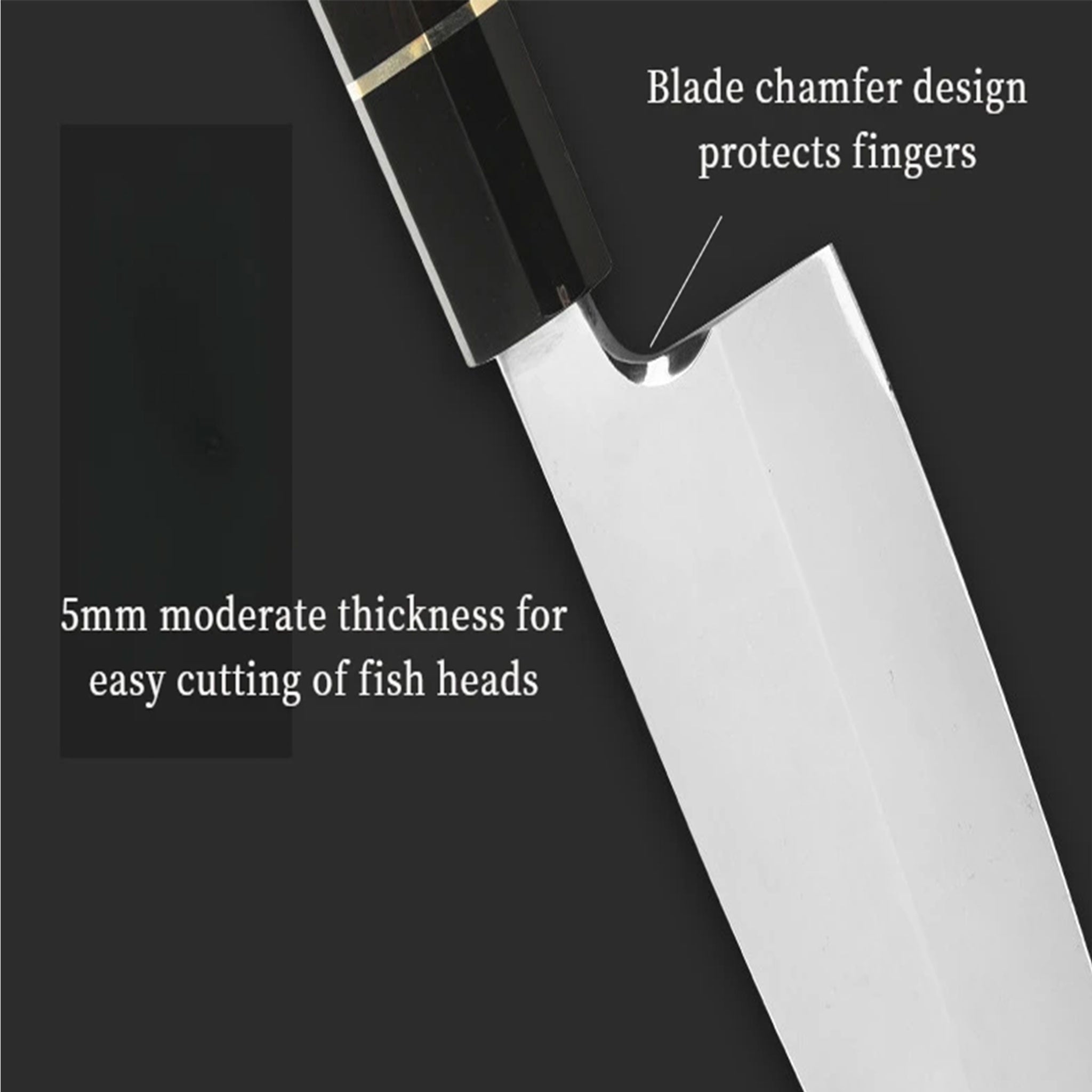 Japanese Stainless Steel Fish Sushi Fillet Knife