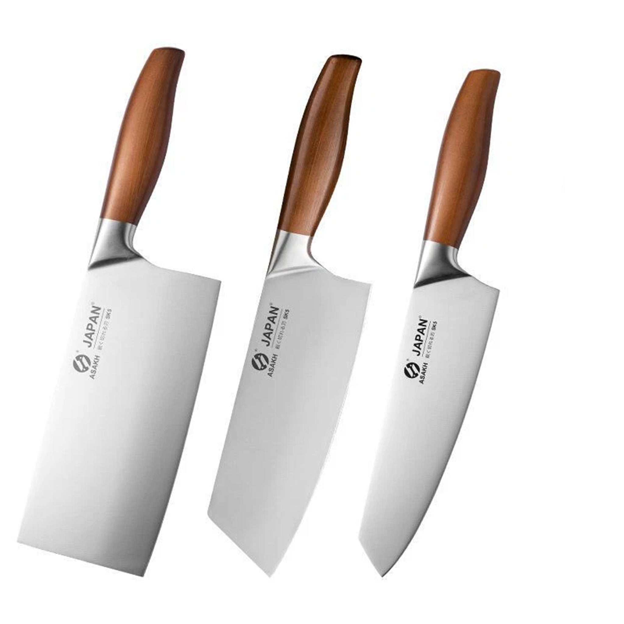 Japanese Stainless Steel Kitchen Knife Set with Gift Box