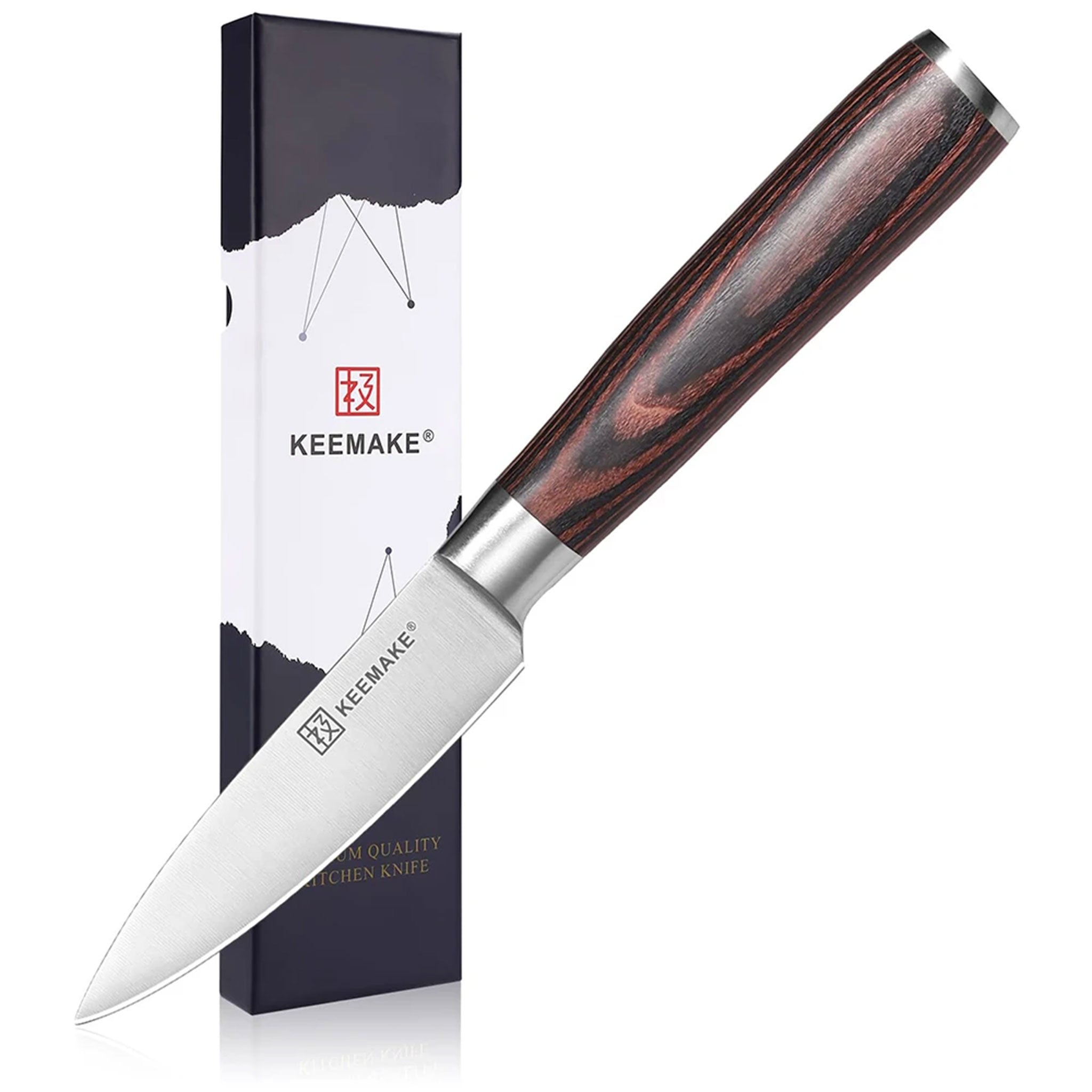 KEEMAKE 3.5" High Carbon Stainless Steel Paring Knife