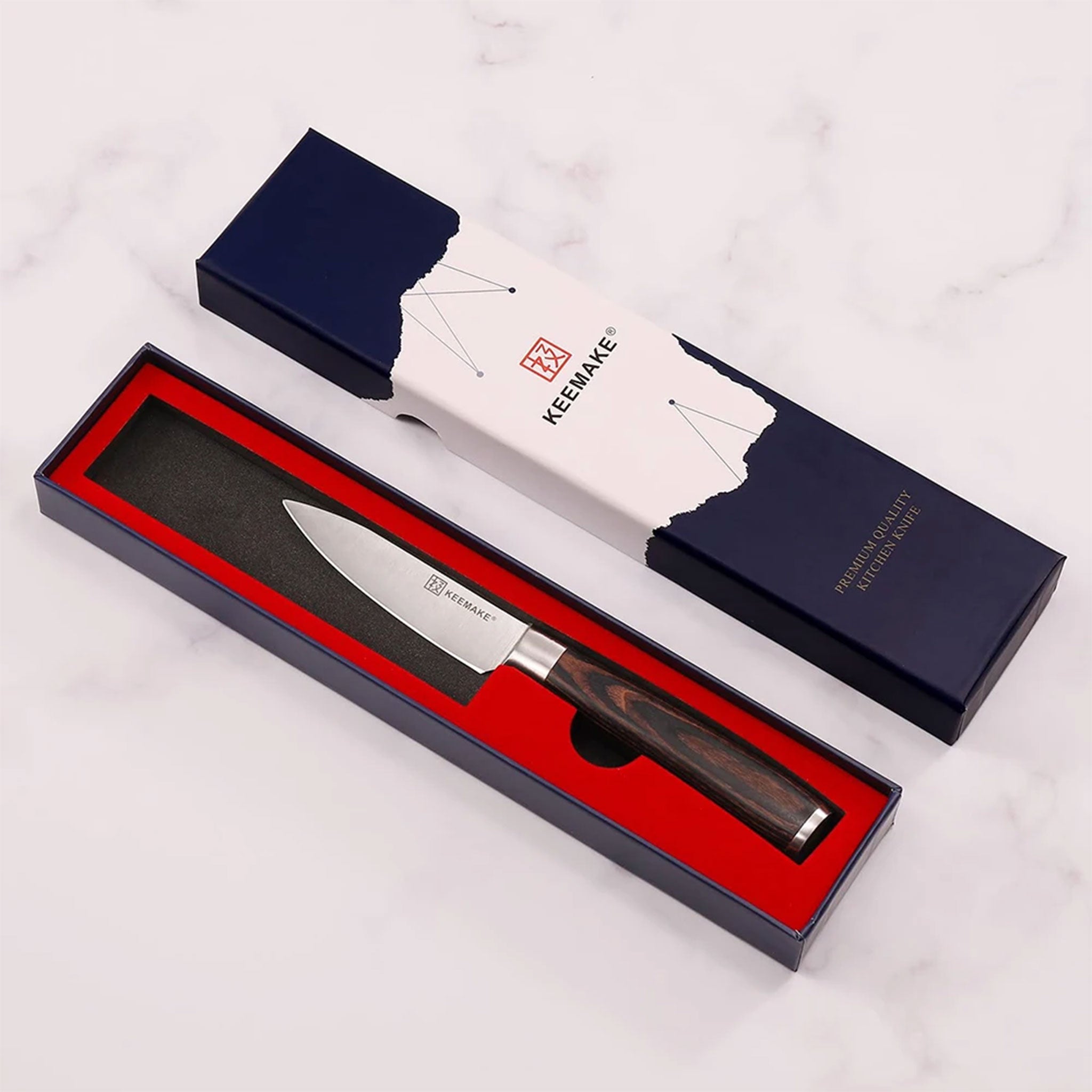 KEEMAKE 3.5" High Carbon Stainless Steel Paring Knife