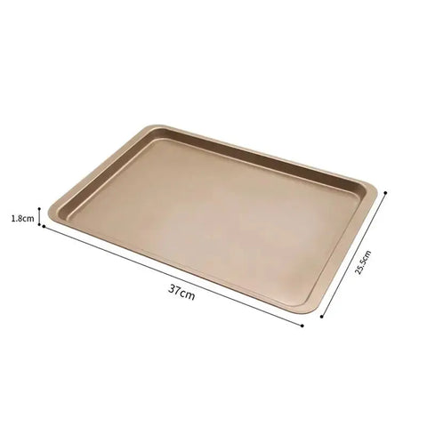 Kapmore 1pc Heat-Resistant Cookie Pan Creative Rectangular Nonstick Baking Tray Baking Pan Cake Sheet DIY Baking Tools wiktra