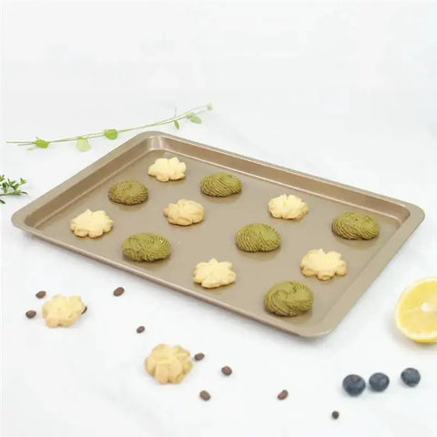 Kapmore 1pc Heat-Resistant Cookie Pan Creative Rectangular Nonstick Baking Tray Baking Pan Cake Sheet DIY Baking Tools wiktra