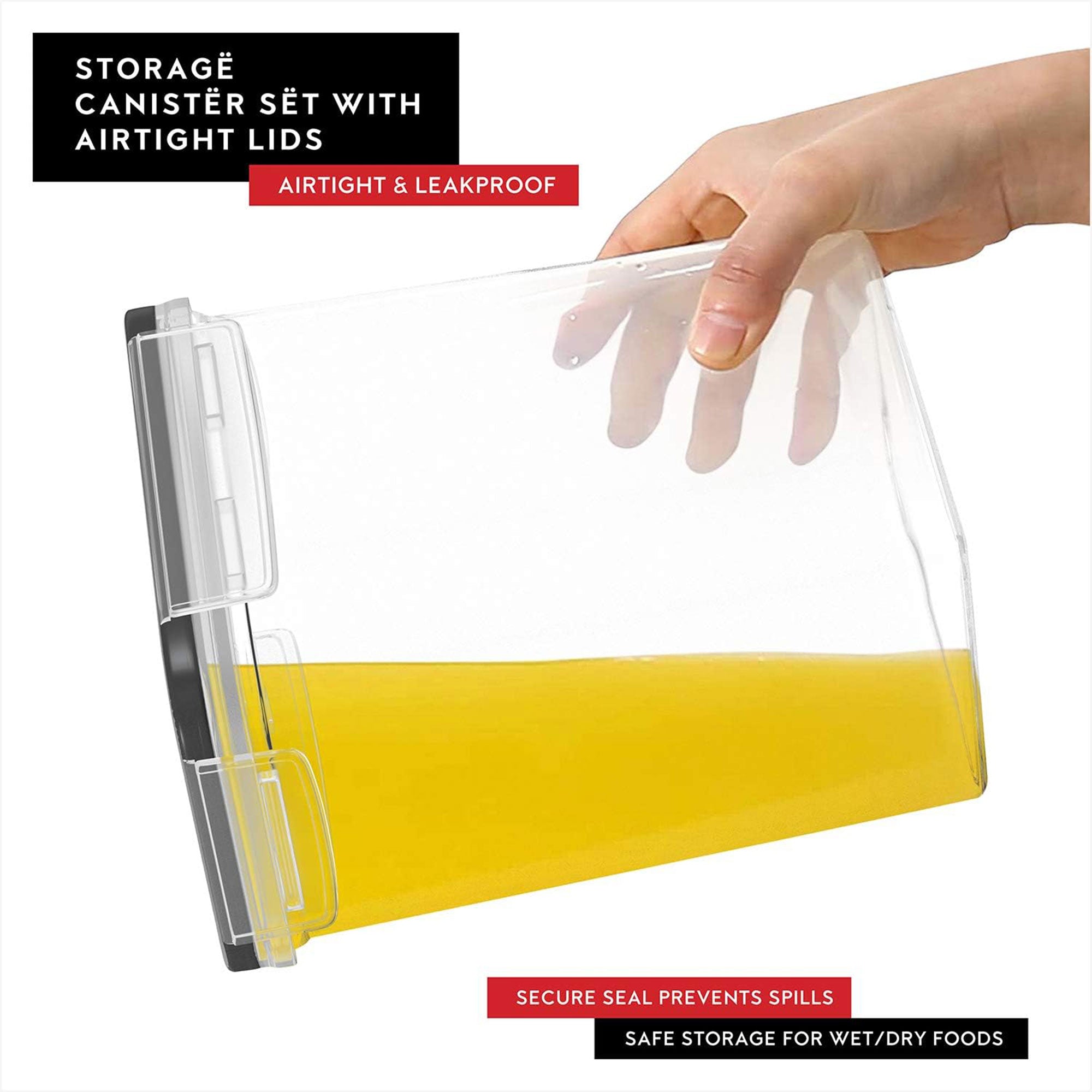 Kitchen Buckle-Sealed Grain Storage Jar