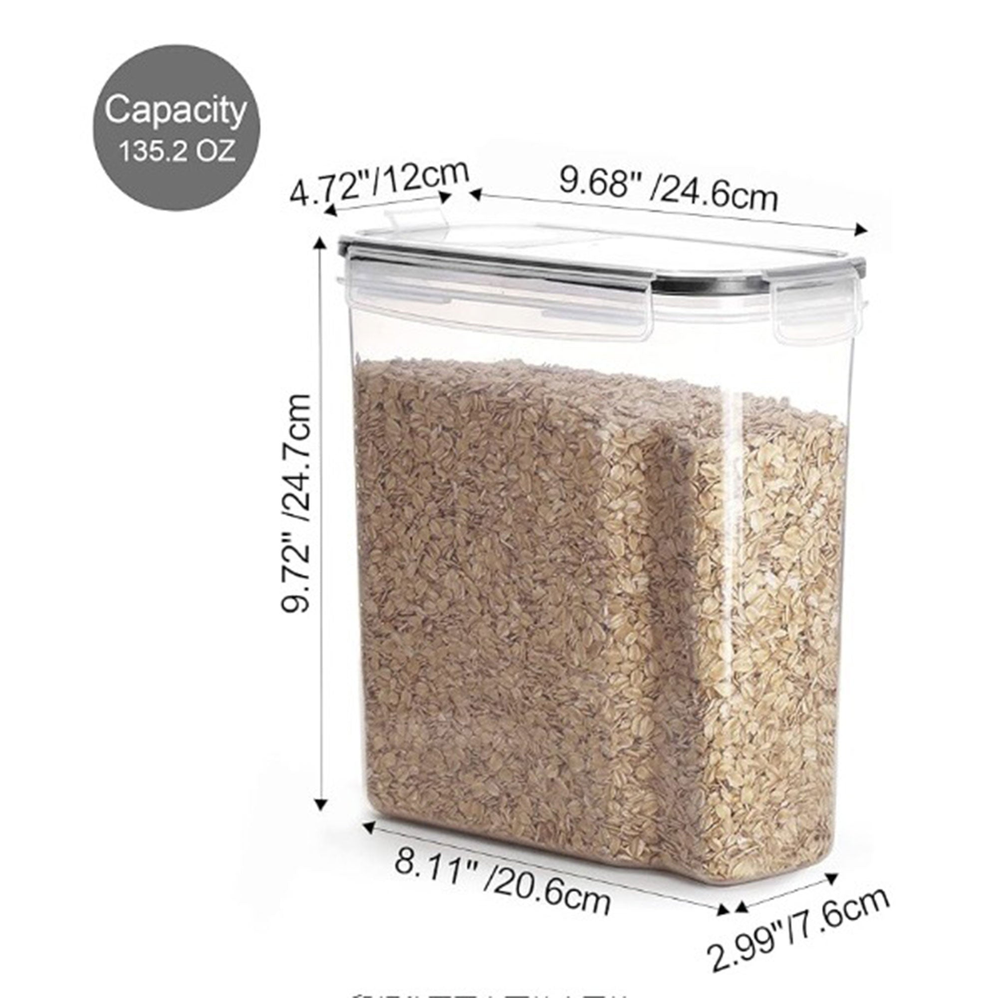 Kitchen Buckle-Sealed Grain Storage Jar