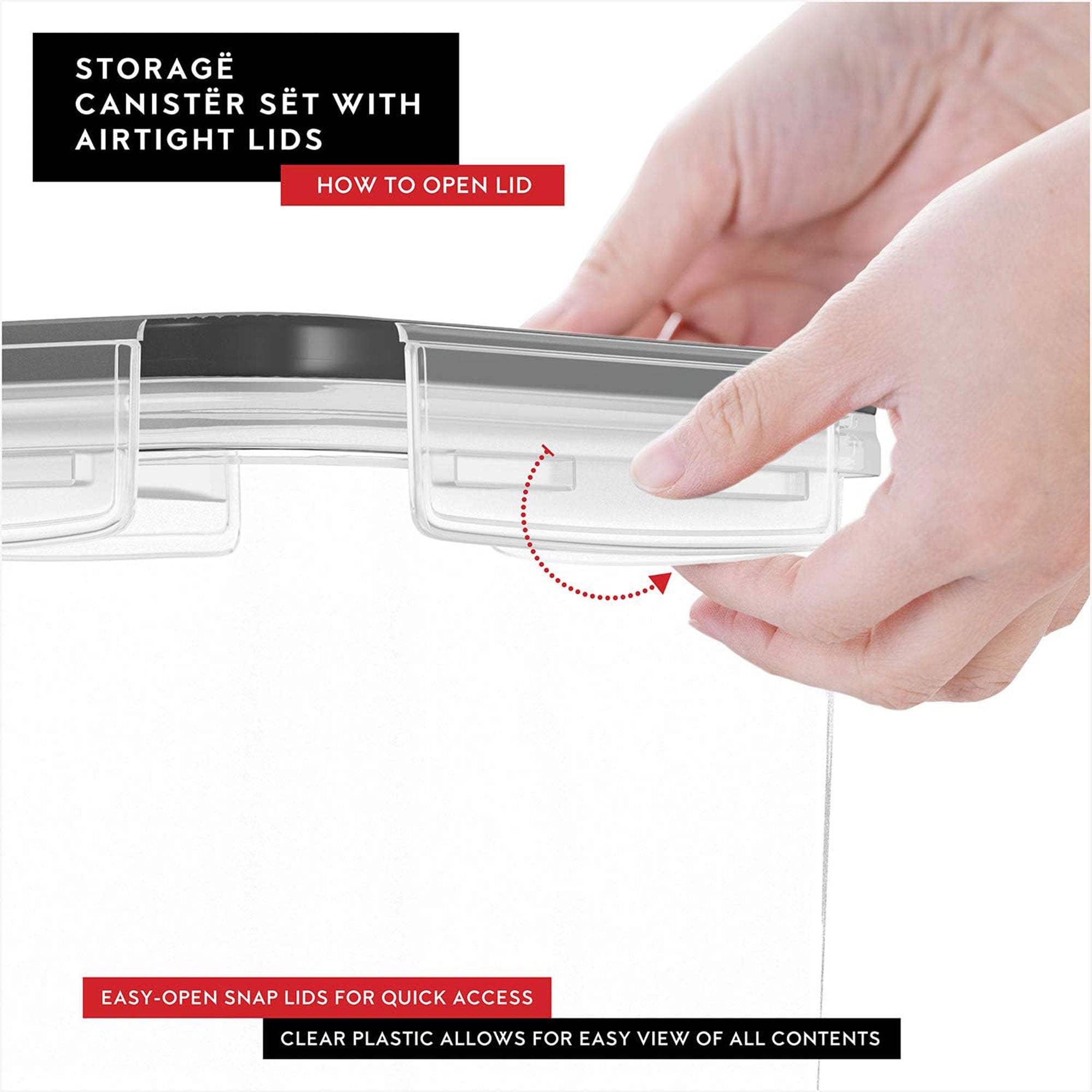 Kitchen Buckle-Sealed Grain Storage Jar