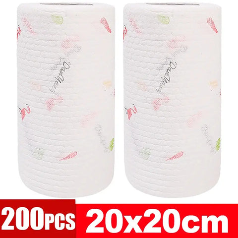 Kitchen Disposable Rags Non-Woven Reusable Cleaning Cloths Household Washing Towels Dishcloths Rag Wipes Cloth Cleaner Tools - Wiktra