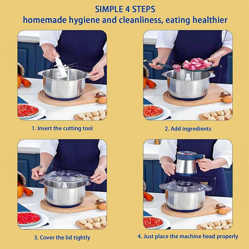 Kitchen Electric Vegetable Chopper