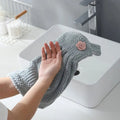 Kitchen Hand Towel Coral Velvet Quick Dry Bath Hand Drying Towel Dress Shape Hanging Fuzzy Towels for Bathroom Kids Bedroom wiktra