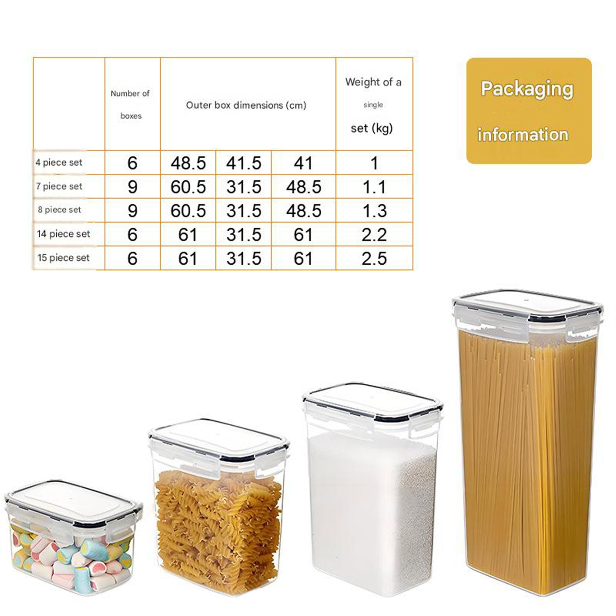 Kitchen Sealed Grain Storage Jar