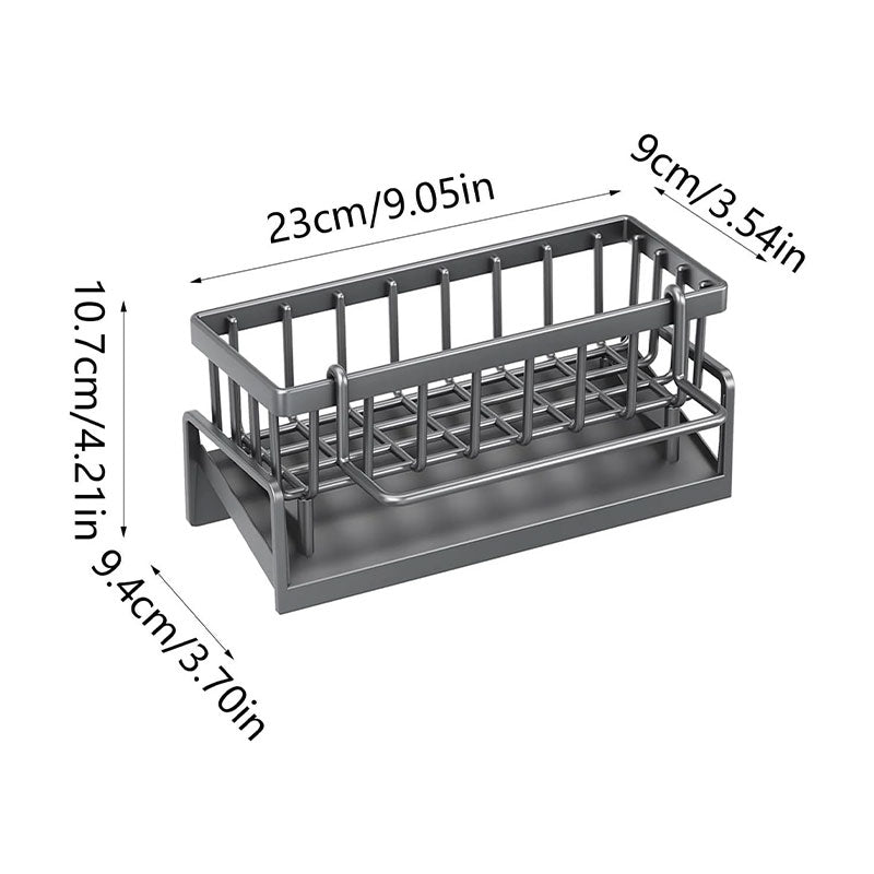 Kitchen Sink Drain Rack Sponge Organizer