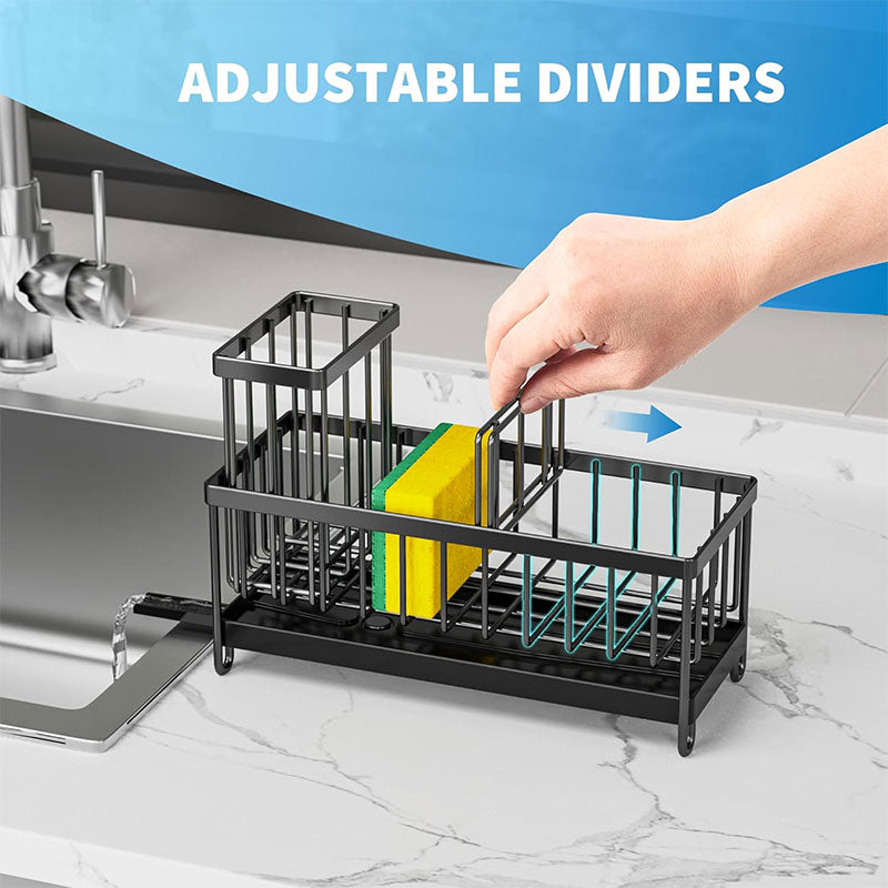 Kitchen Sink Storage Rack with Drain Tray