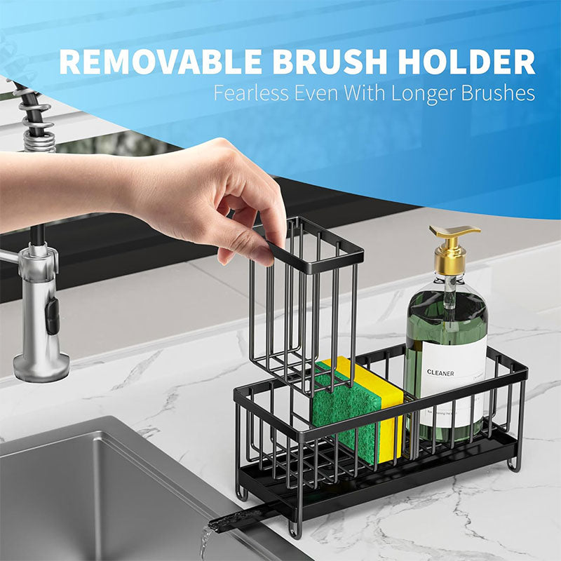 Kitchen Sink Storage Rack with Drain Tray