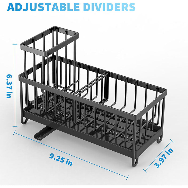 Kitchen Sink Storage Rack with Drain Tray