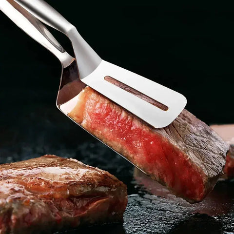 Kitchen Tongs Stainless Steel Steak Clip BBQ Tongs Food Meat Tongs Barbecue Grill Cooking Tongs Clamp Spatula Kitchen Utensils wiktra