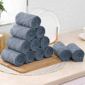 Kitinjoy 6pcs Microfiber Towel Absorbent Kitchen Cloth Wash Kitchen Clean Cloth Soft Lint Free Dish Cloth Household Wash Towel wiktra