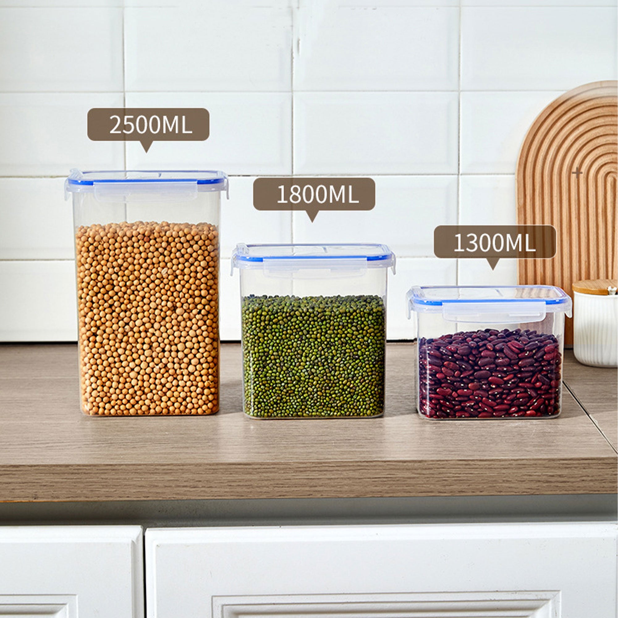 Large Clear Kitchen Storage Jar