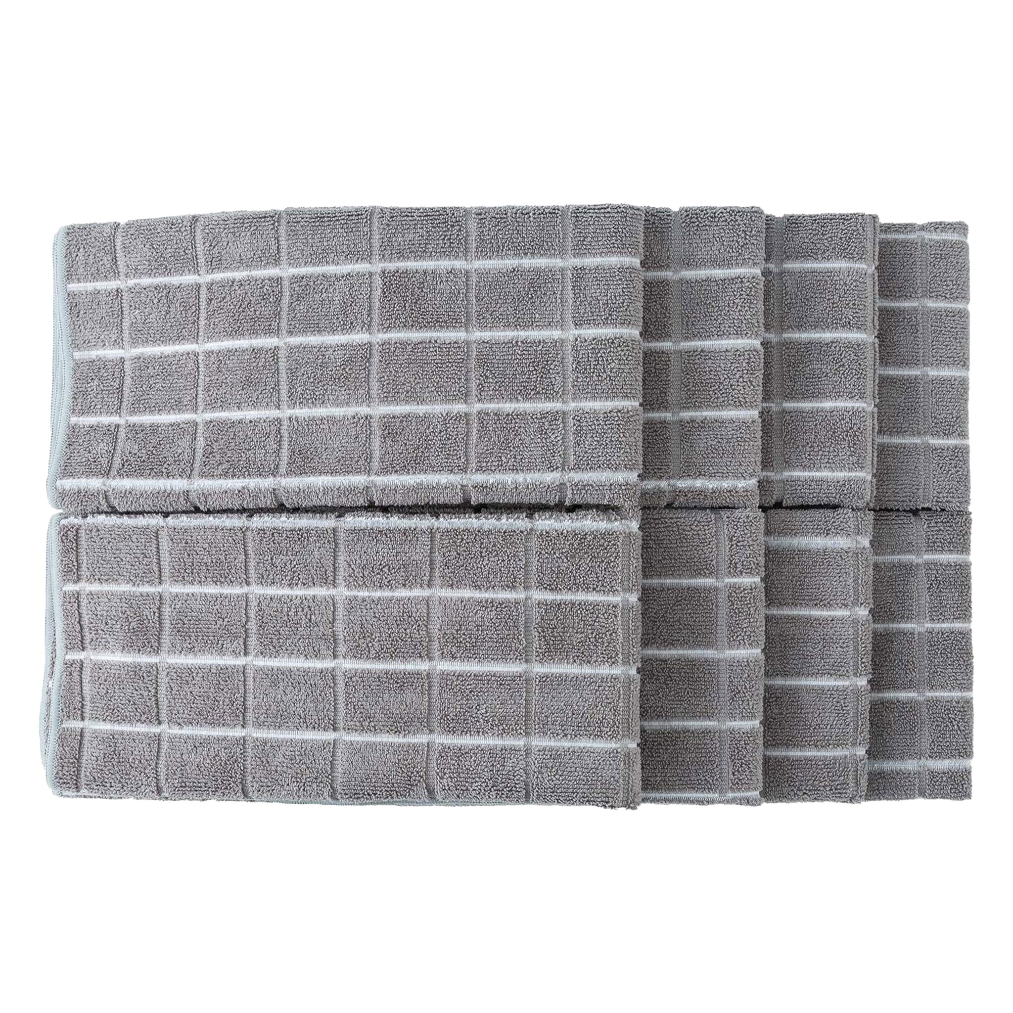 Large Striped Household Cleaning Towel 40×60 cm – Multi-Purpose Dust & Wipe Cloth