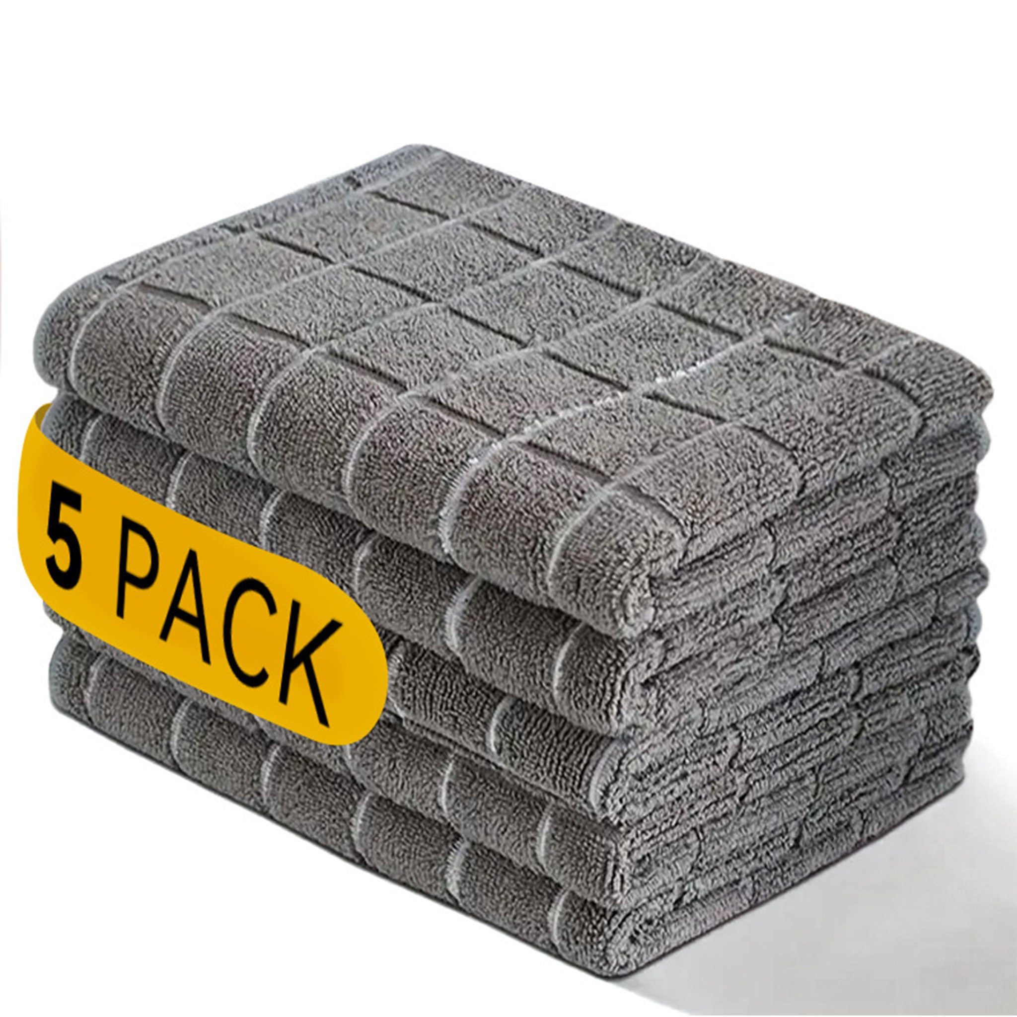 Large Striped Household Cleaning Towel 40×60 cm – Multi-Purpose Dust & Wipe Cloth