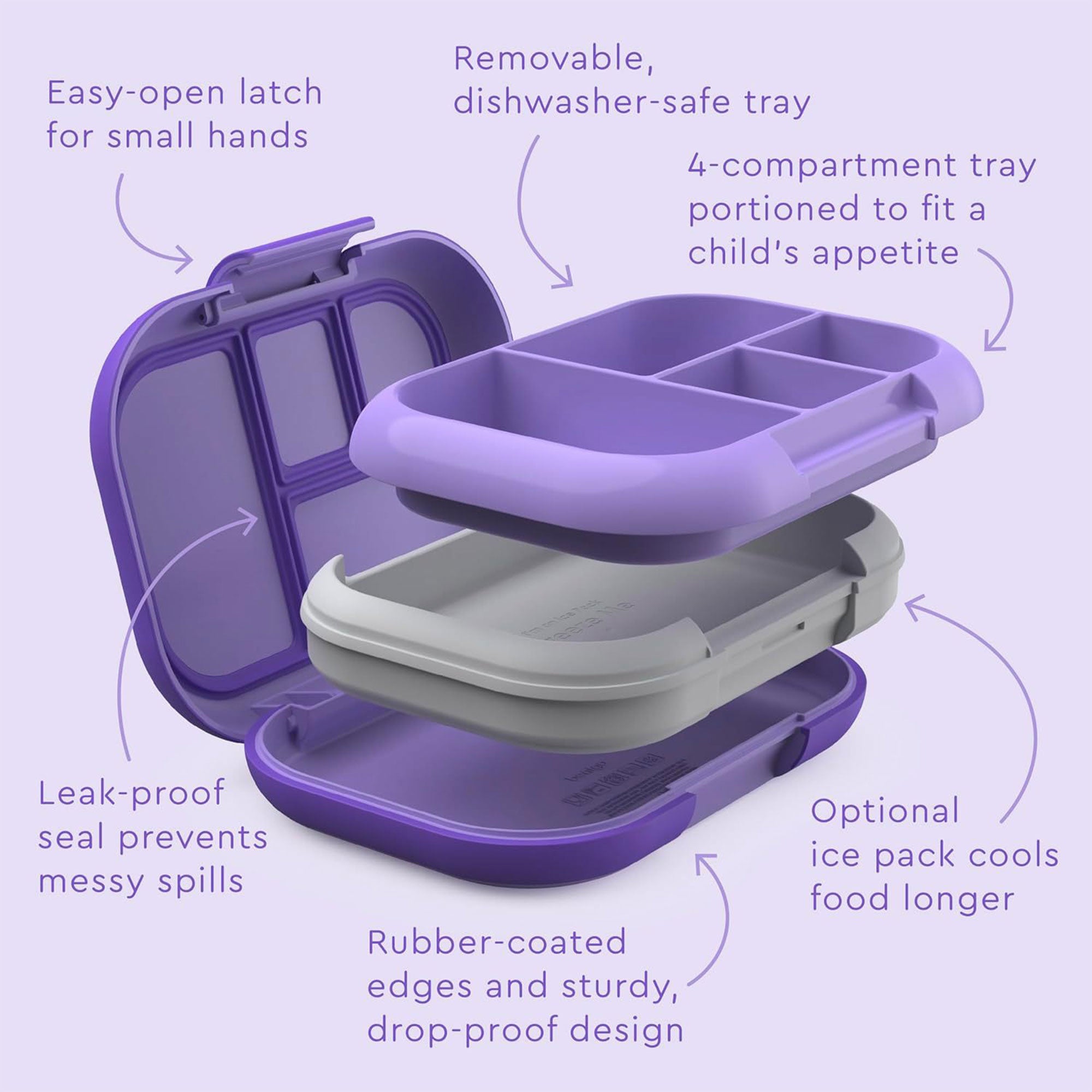 Leak-Proof Food Storage Bento Box