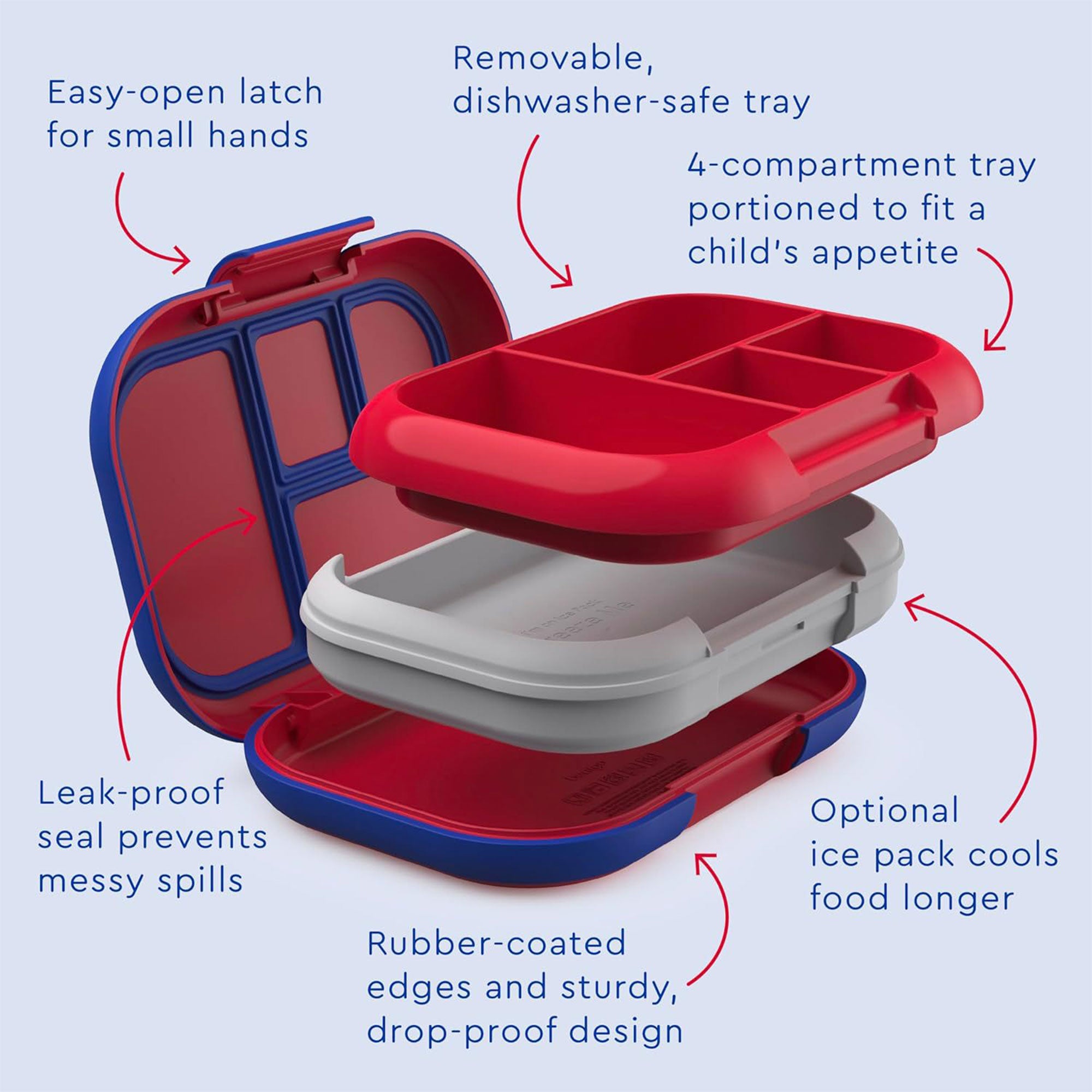 Leak-Proof Food Storage Bento Box