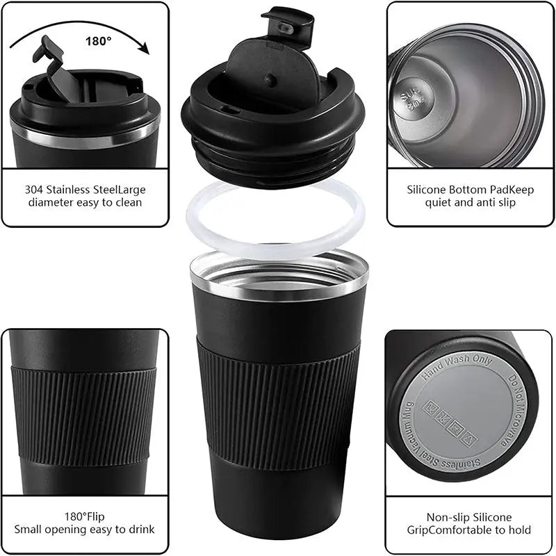 Leak-Proof Vacuum Coffee Cup