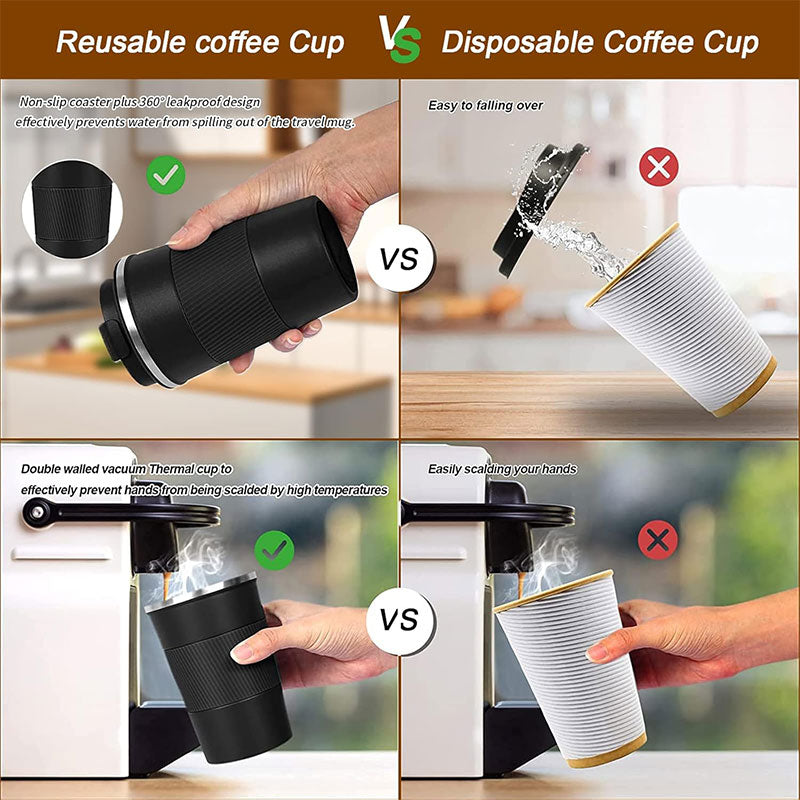 Leak-Proof Vacuum Coffee Cup