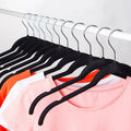 Non-Slip Velvet Shirt/Dress Hangers with Notched Frames To Hold Shirts, Blouses, Camisoles (30 pieces/ Lot) wiktra