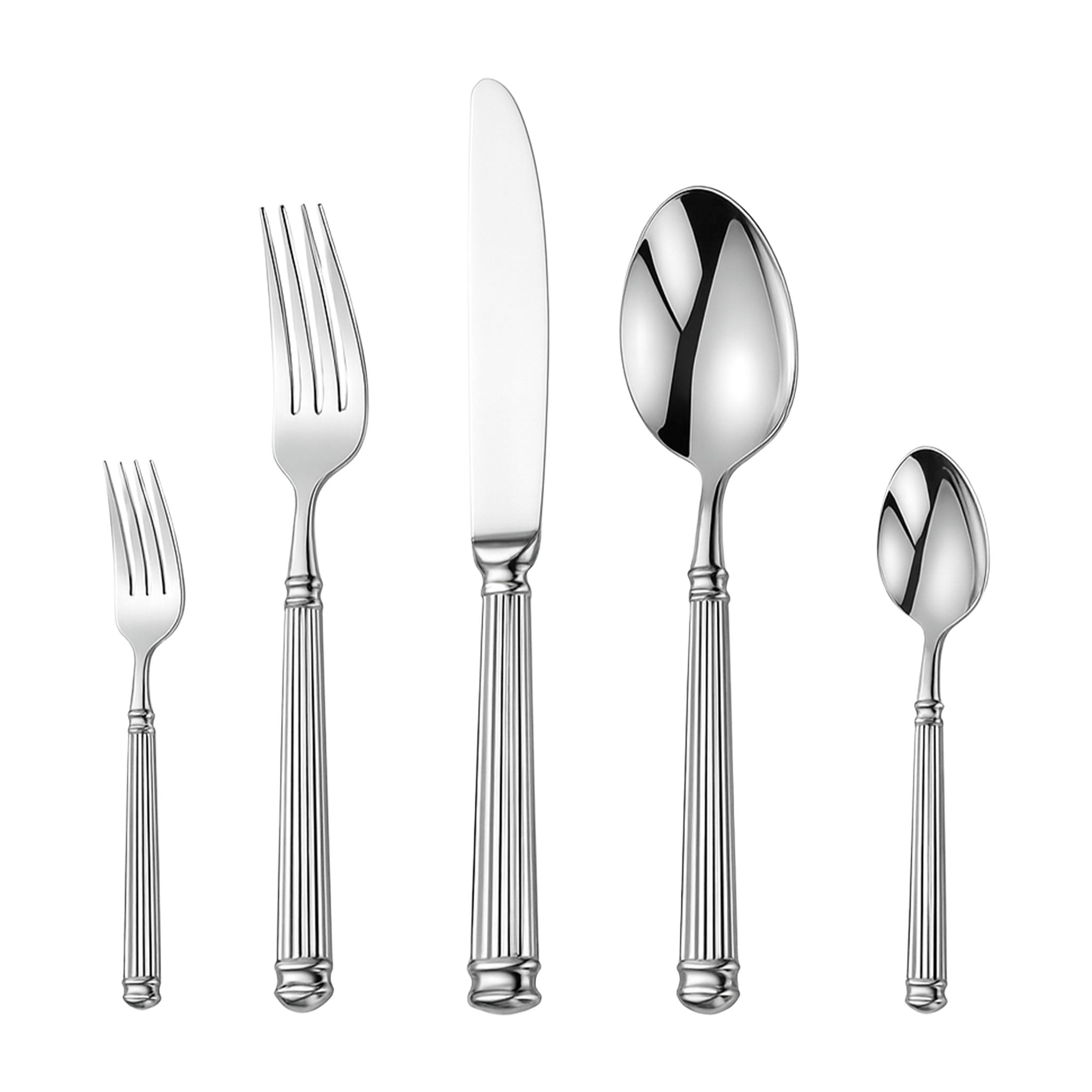 Luxury 18/10 Stainless Steel Roman Column Cutlery Set