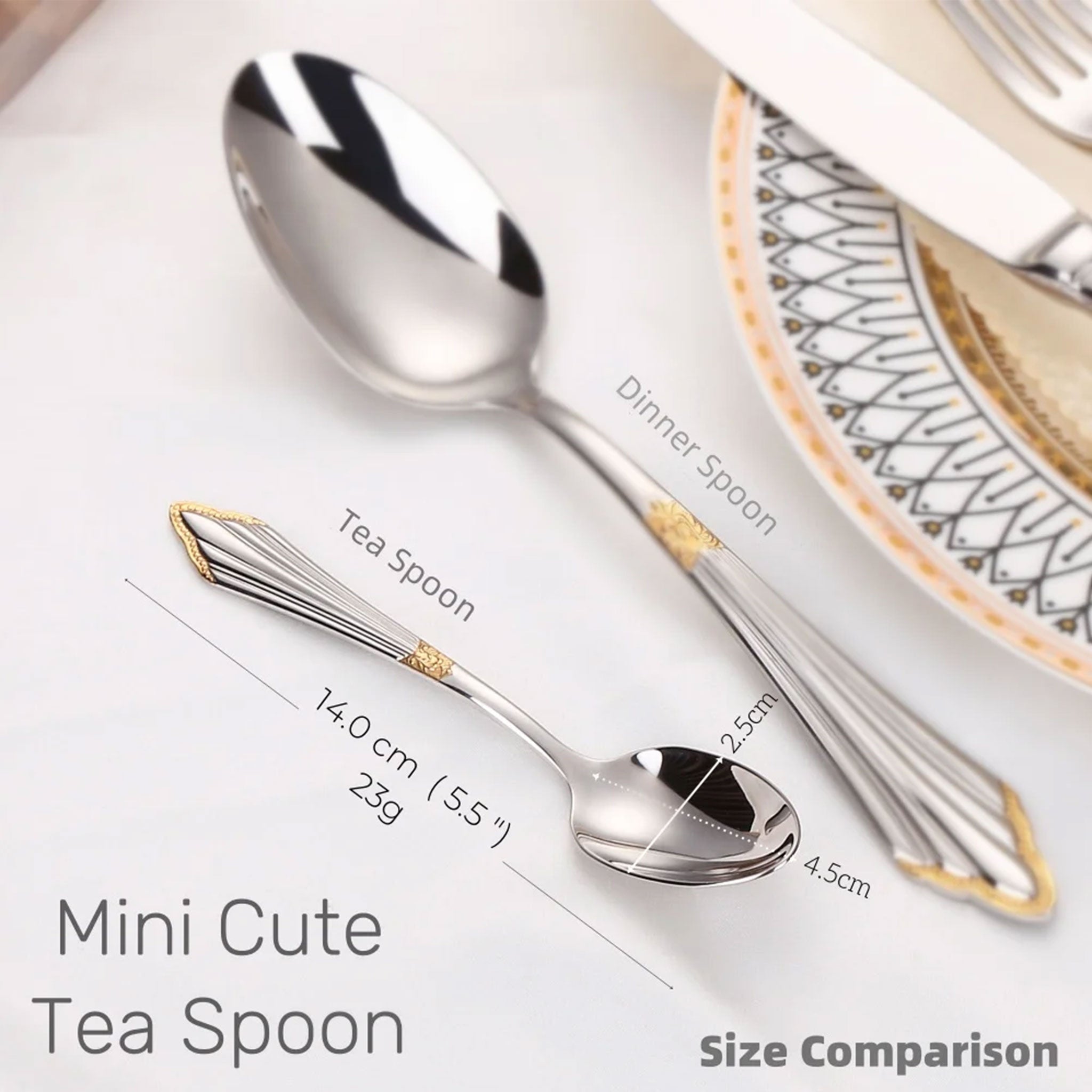 Luxury Gold Plated Flatware Set – 4 to 28pcs Hollow Handle Cutlery