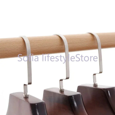 Luxury Wooden Clothes Coat Hangers Adults Ancient Garment Suit Hanger Rack Closet Organizer Wardrobe  With Wide Shoulder wiktra