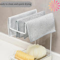 Magic Metal Wire Dishcloth Double Layer Thickened Cleaning Cloths Microfiber Wash Cloth Towel Kitchen Dishwashing Scouring Pads - Wiktra