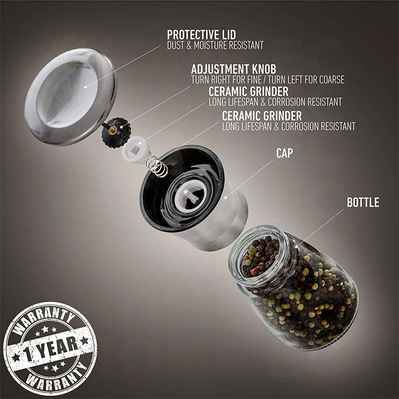 Manual Stainless Steel Spice Grinder