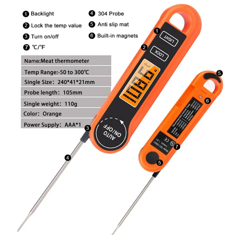 Mason Fast-Read BBQ Meat Thermometer