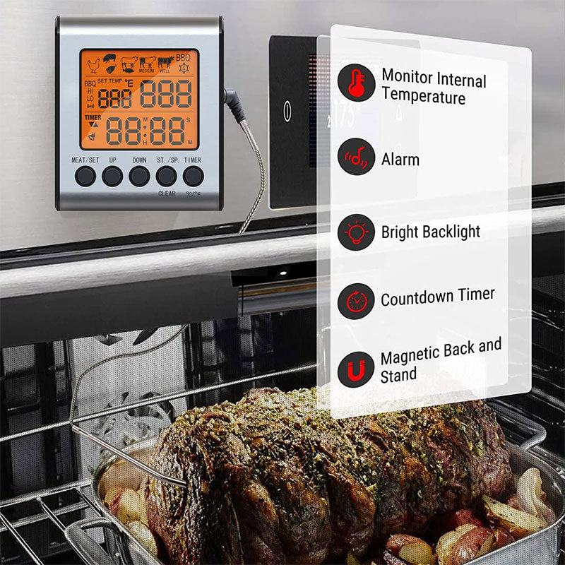 Mason Folding Electronic BBQ Thermometer