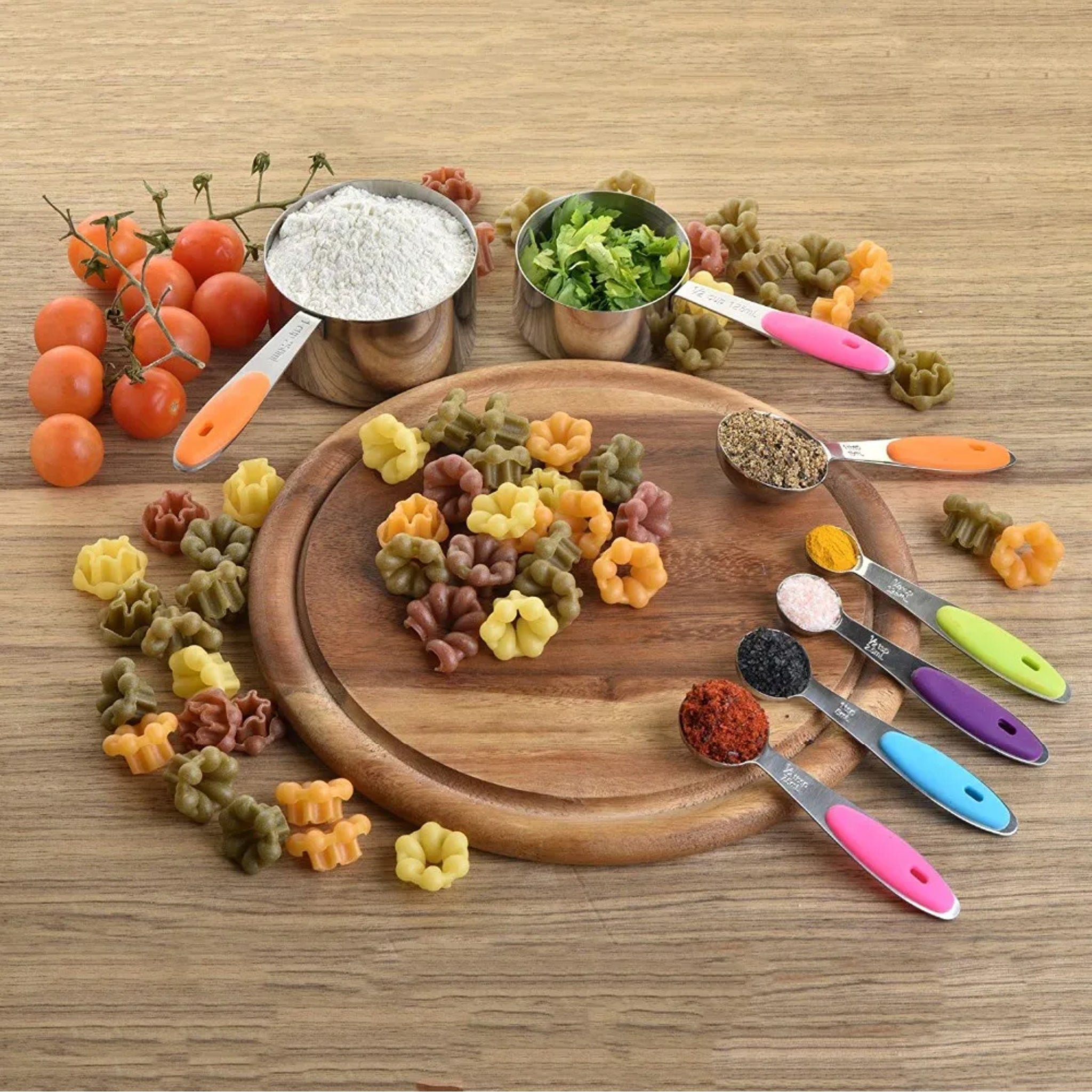 304 Stainless Steel Measuring Cups & Spoons Set for Baking & Cooking