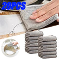 Metal Wire Mesh Cleaning Cloths Universal Sink Faucet Tea Stain Rag Microwave Gas Stove Dishwashing Scouring Pad Kitchen Towels wiktra