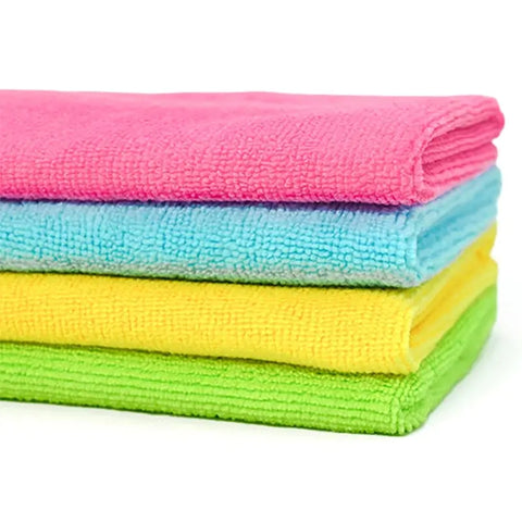 Microfiber Knitted Absorbent Kitchen Cleaning Dish Washing Car Towel Cloth Durable Easy To Use wiktra