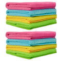 Microfiber Knitted Absorbent Kitchen Cleaning Dish Washing Car Towel Cloth Durable Easy To Use wiktra