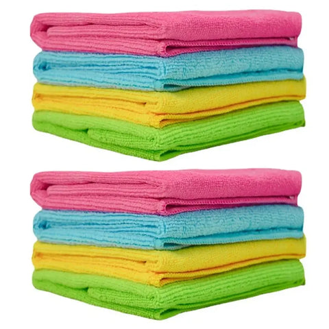 Microfiber Knitted Absorbent Kitchen Cleaning Dish Washing Car Towel Cloth Durable Easy To Use wiktra