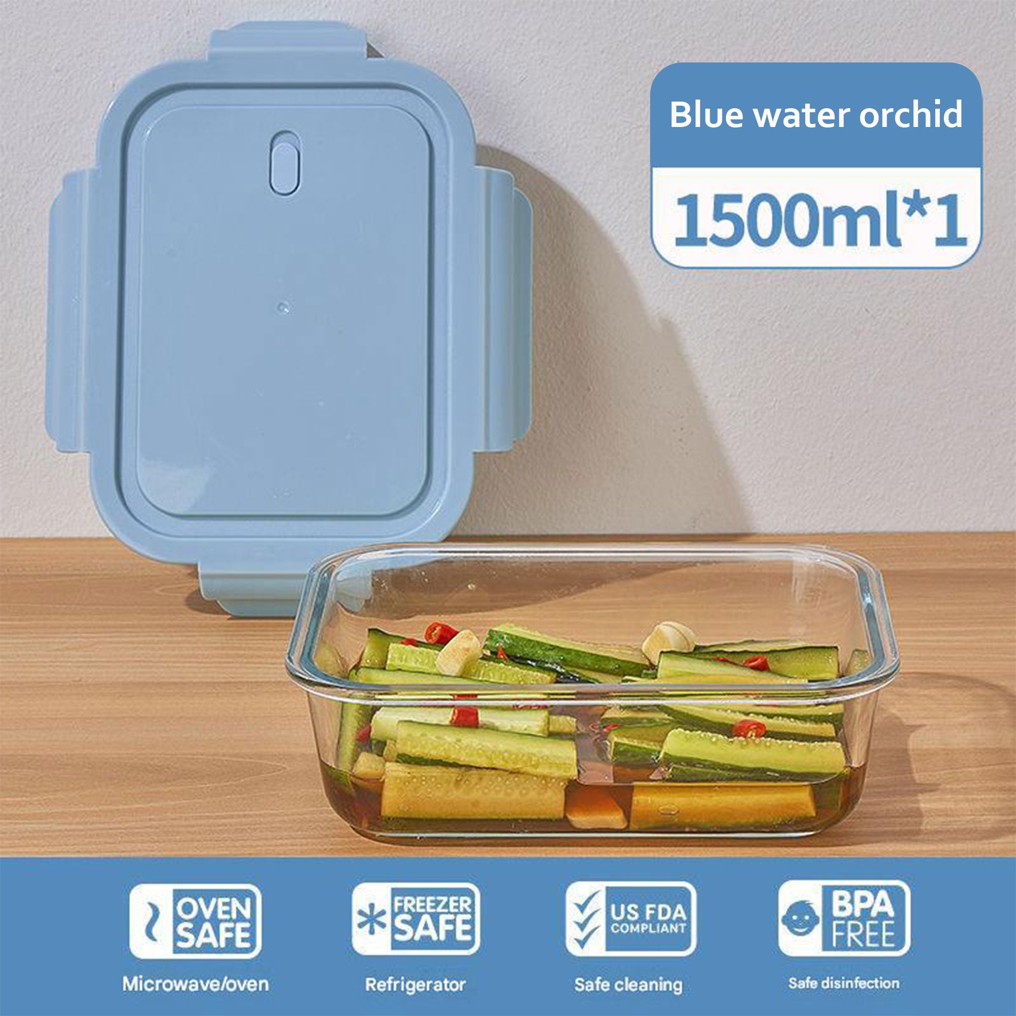 Microwave Heating Rectangular Lunch Box